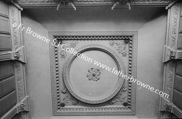 CEILING OF GREAT HALL CASTLETOWN HOUSE